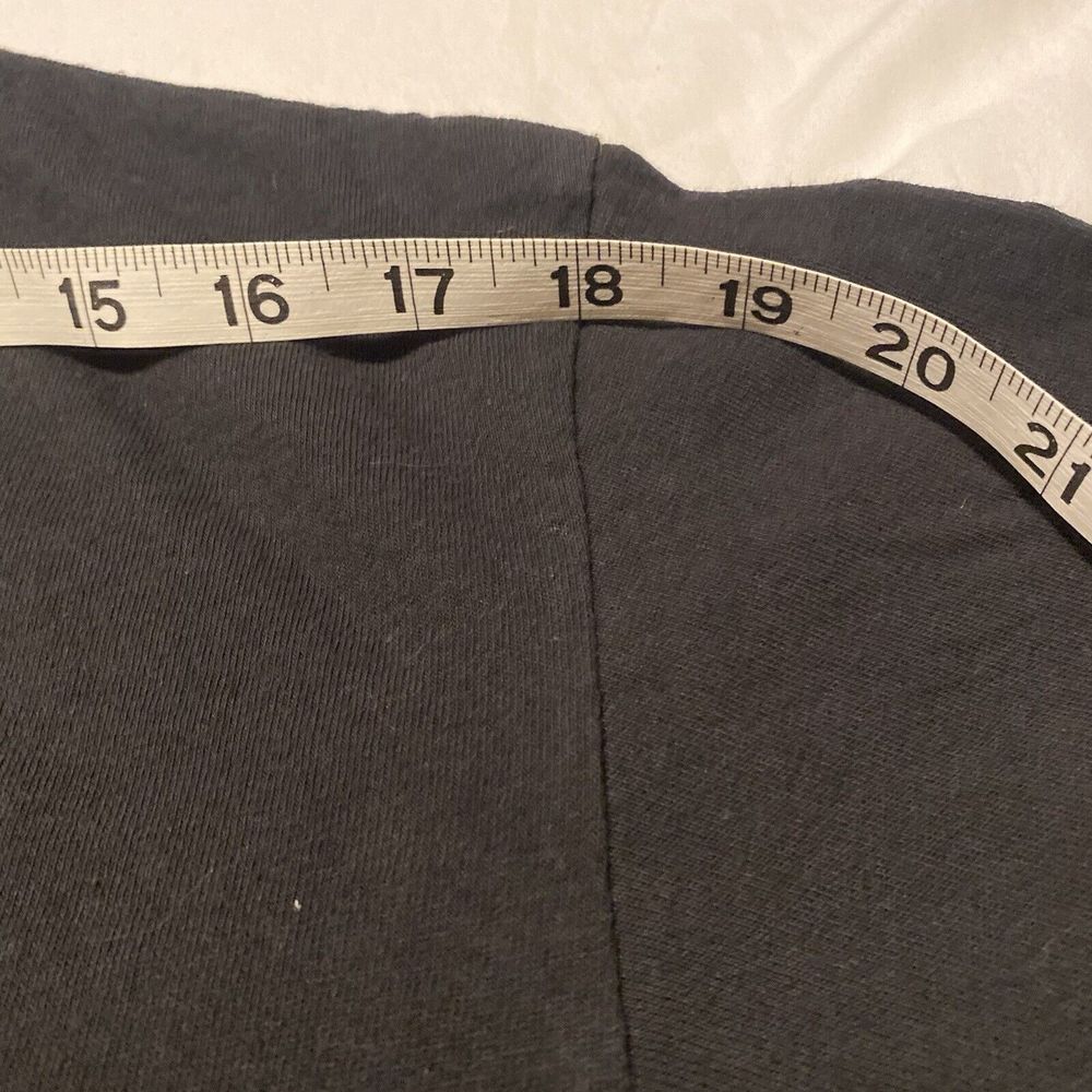 BLACK & WHITE I'M JUST HERE FOR THE FOOD MENS T-SHIRT SIZE LARGE GRAPHIC TEE FUN - Picture 12 of 13